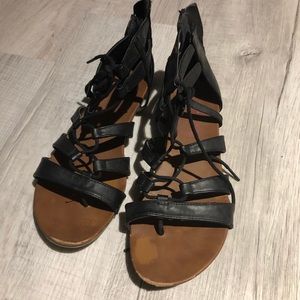 Black sandals